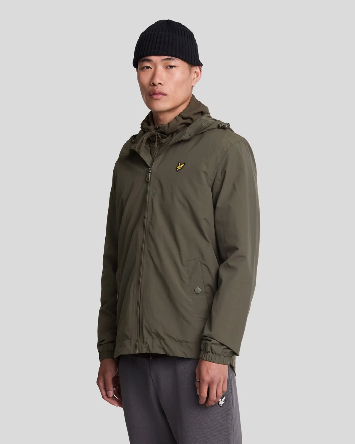 Lyle&Scott Water Resistant Olive Jacket Green