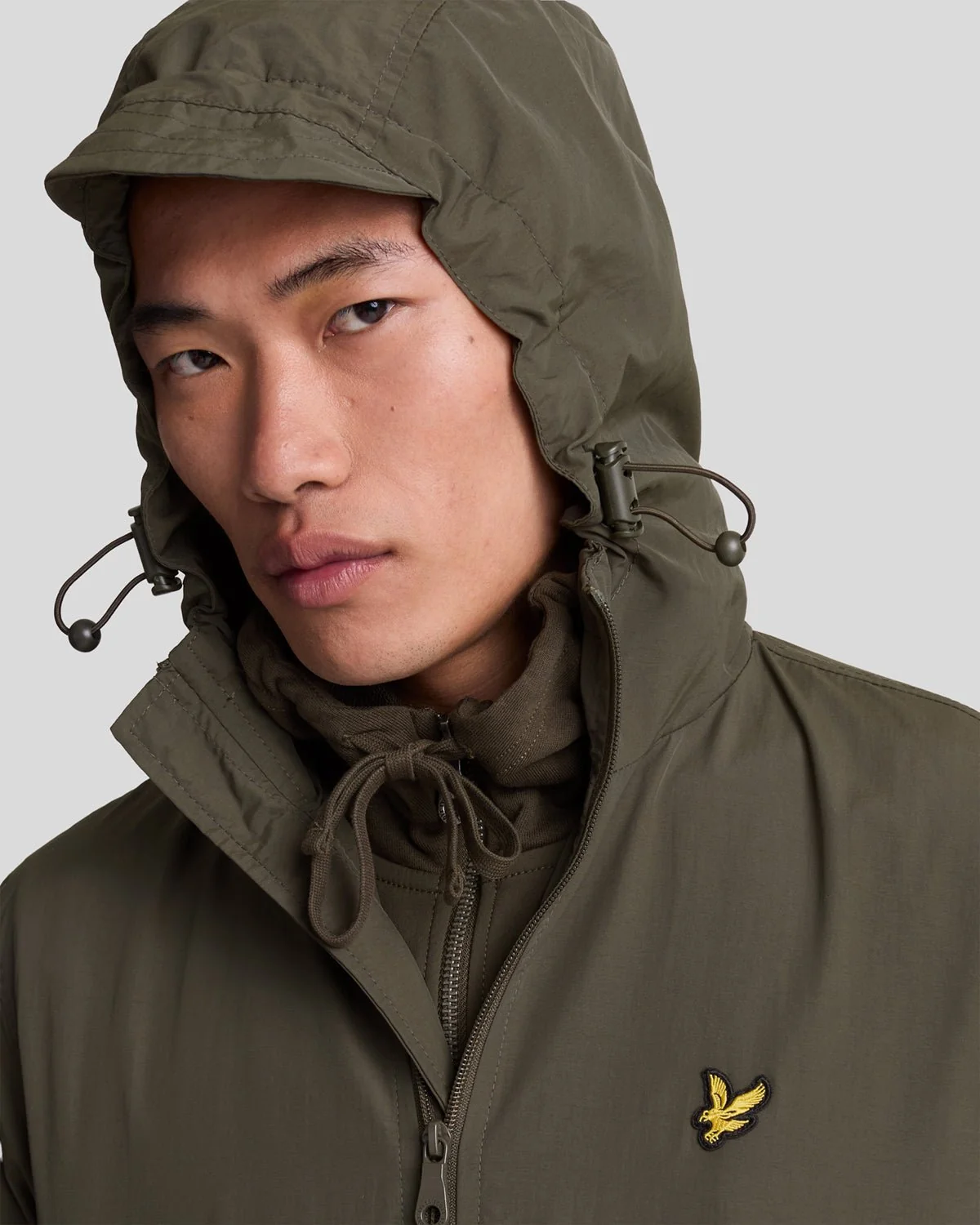 Lyle&Scott Water Resistant Olive Jacket Green