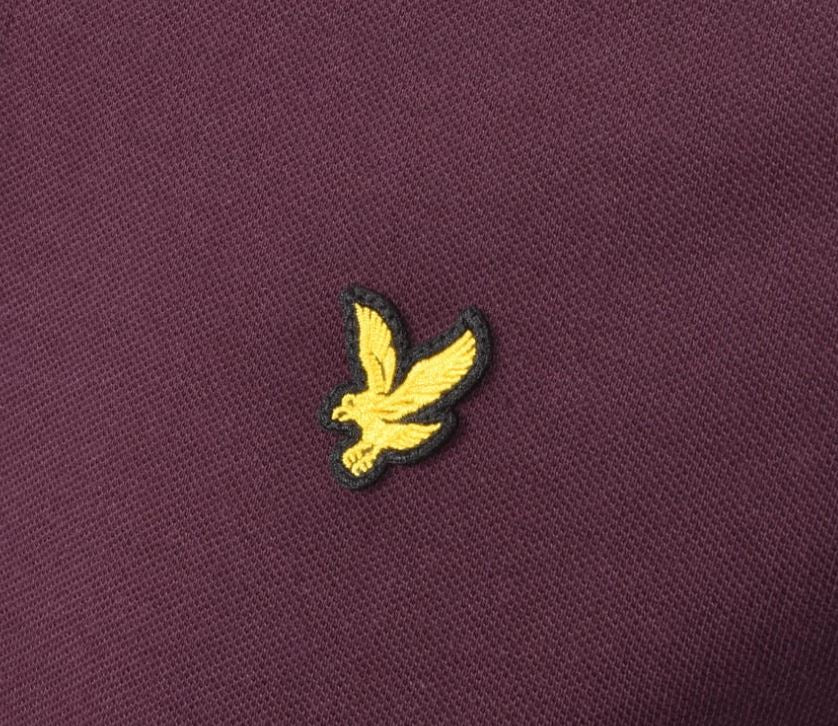 Lyle & Scott Burgundy Polo Shirt Wine