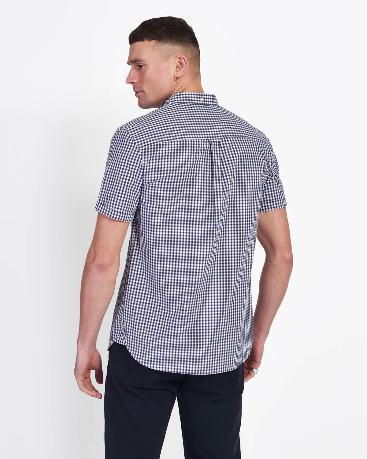 Lyle & Scott Gingham Blue Check Shirt Blue
