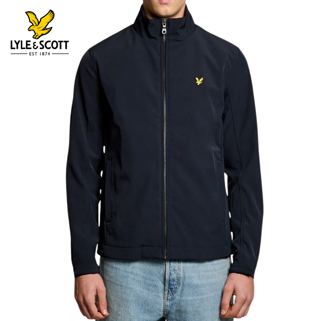 Lyle & Scott Mesh Back Softshell Jacket Navy