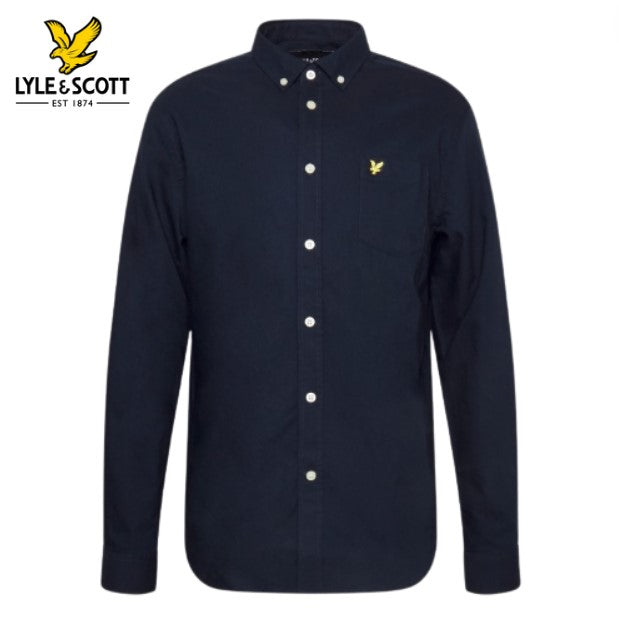 Lyle & Scott Oxford Long Sleeve Shirt Navy