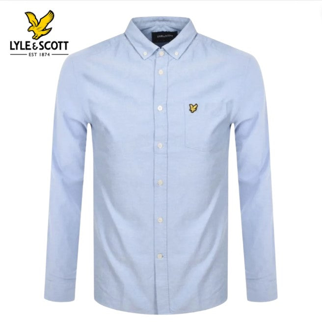 Lyle & Scott Oxford Riviera Blue Shirt Blue