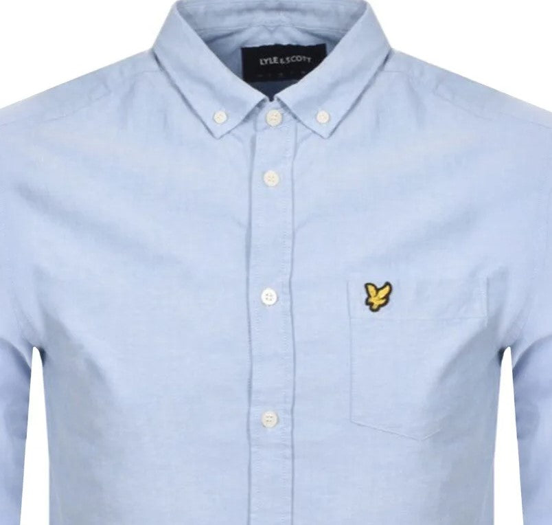 Lyle & Scott Oxford Riviera Blue Shirt Blue