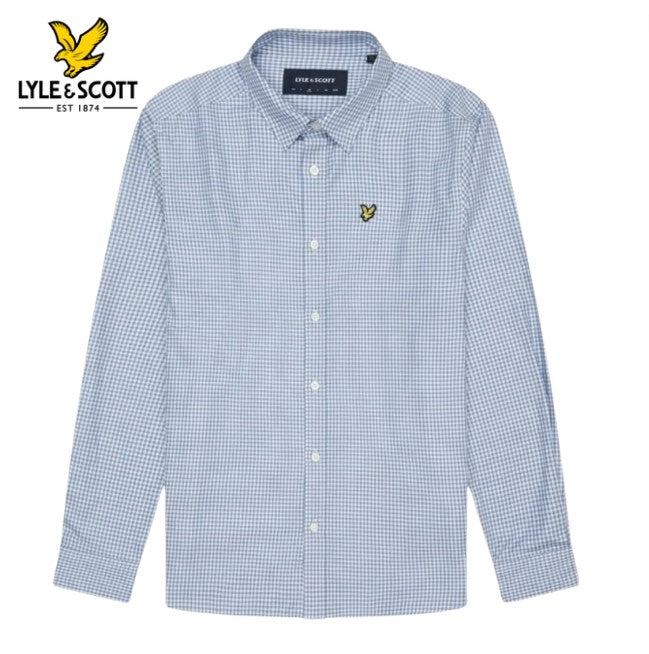 Lyle & Scott Shepard Check Crafted Shirt Blue