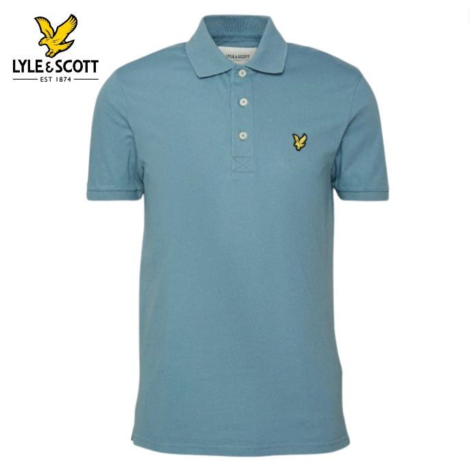 Lyle & Scott Classic Skipton Blue Polo Blue