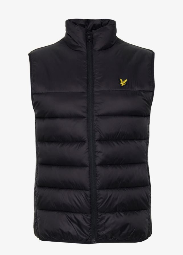 Lyle & Scott Wadded Black Gillet Black