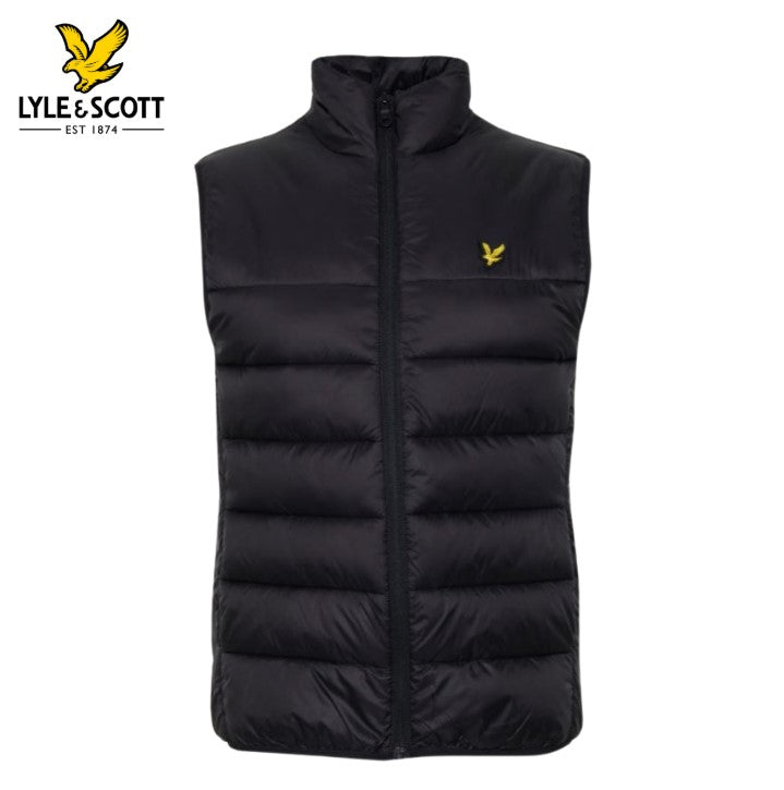 Lyle & Scott Wadded Black Gillet Black