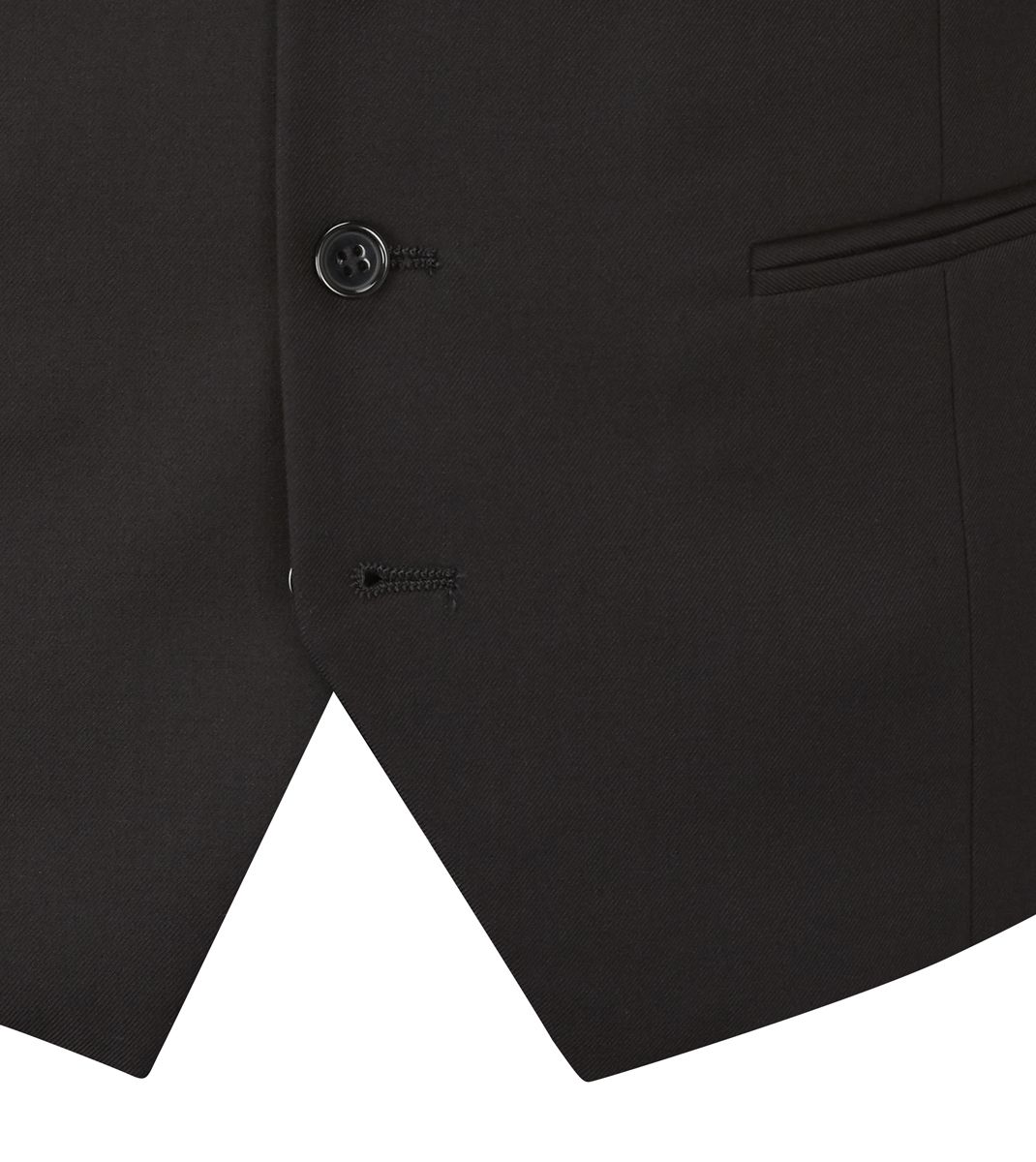 Skopes Madrid Extra Long Large Waistcoat Black