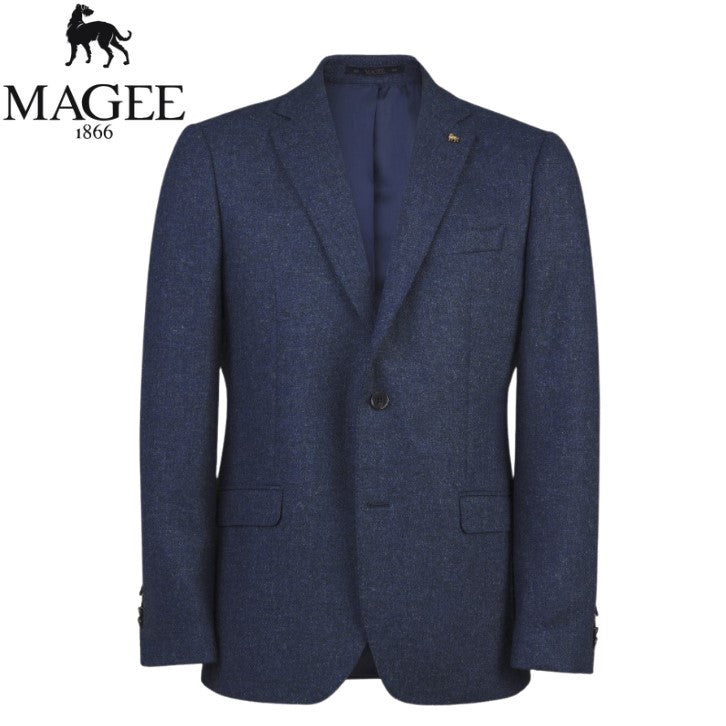 Magee Brazen Navy Herringbone Sports J Navy