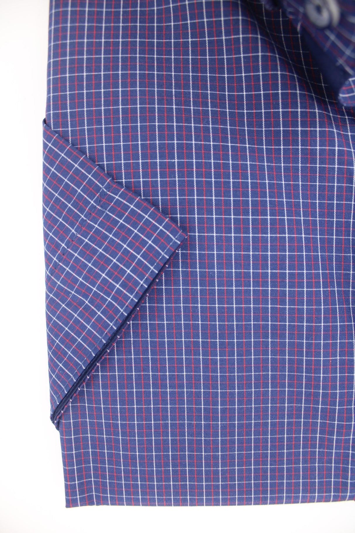 Mc Ivor Declan Navy & White Check Shirt Navy