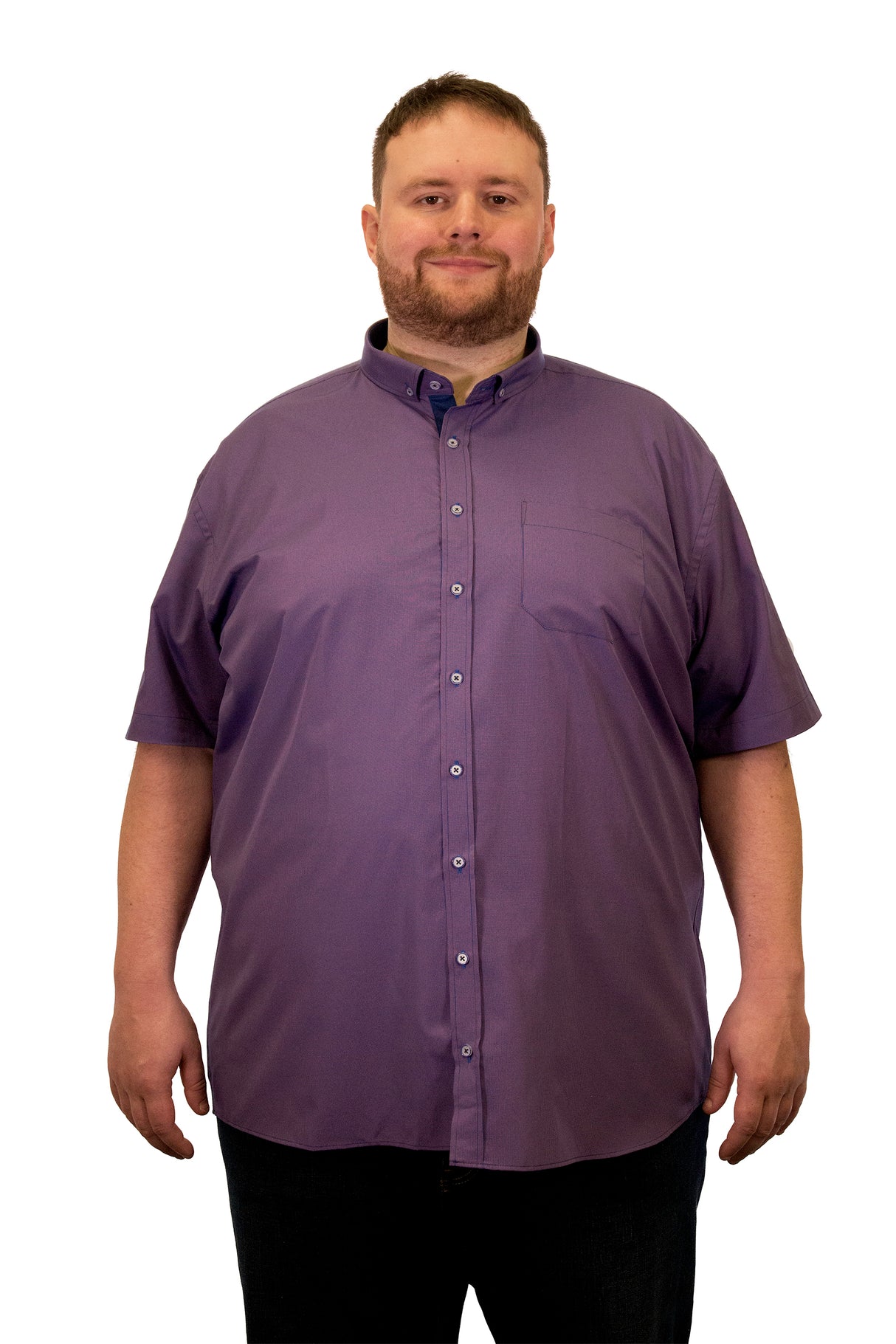 Mc Ivor Daire Cerise Check Shirt Navy