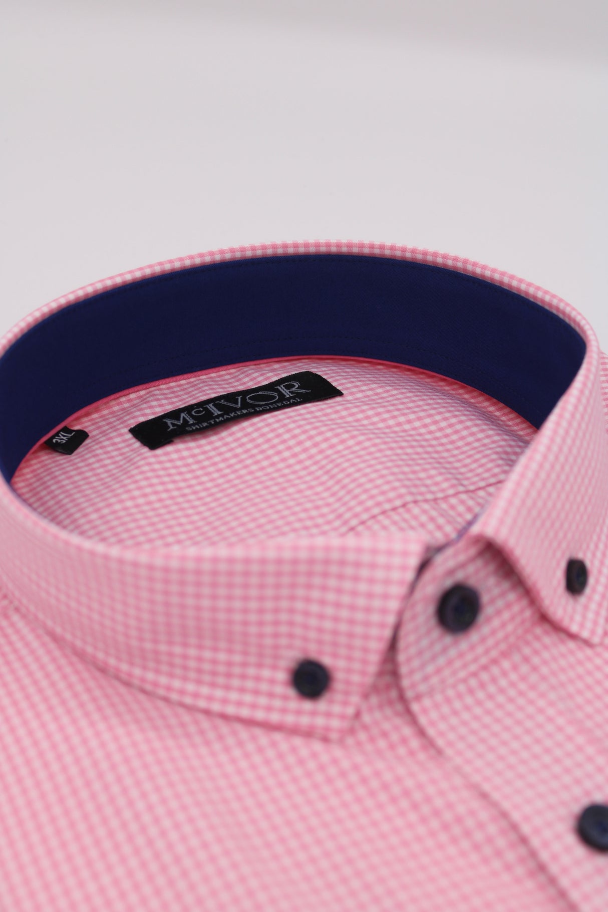 Mc Ivor Patrick Pink Check Shirt Pink
