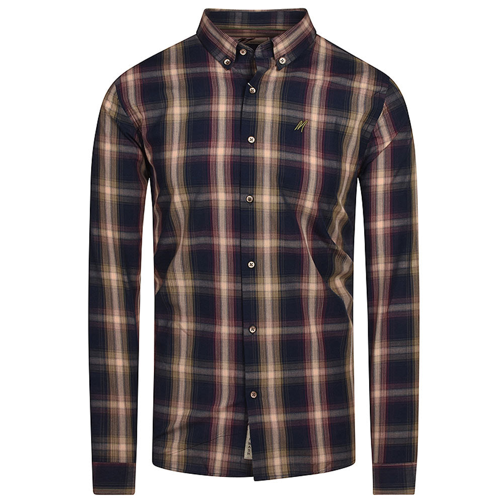 Mish Mash Eliminator Check Shirt Navy