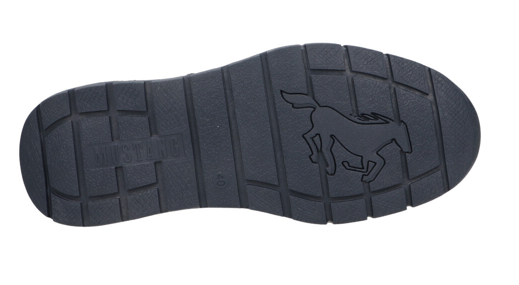 Mustang Side Zip Cognac Runners Brown