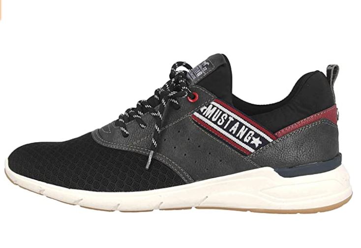 Mustang Black Mesh Shoes Black
