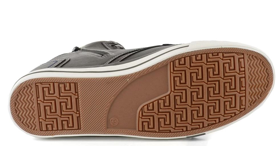 Mustang Fur Lined Grey Zip Boot Grey