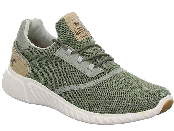 Mustang Khaki Mesh Runners Green