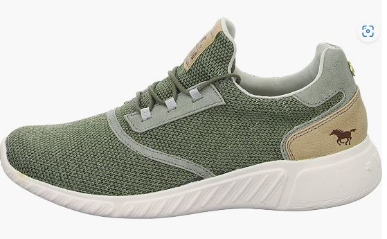 Mustang Khaki Mesh Runners Green
