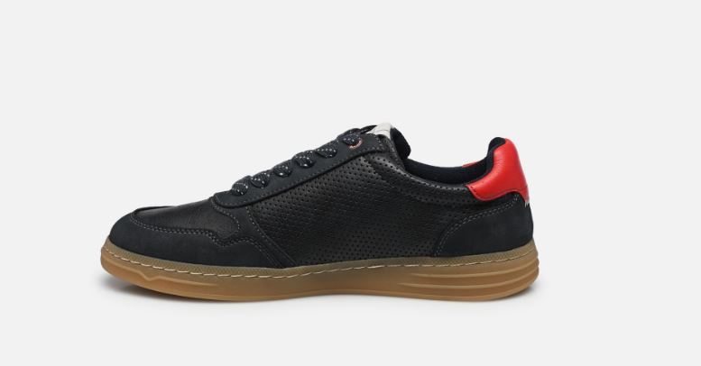 Mustang Sarenza Navy Zip Shoe Navy