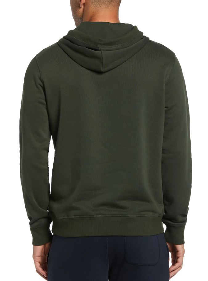 Penguin Sticker Pete Dark Forest Hoodie Green