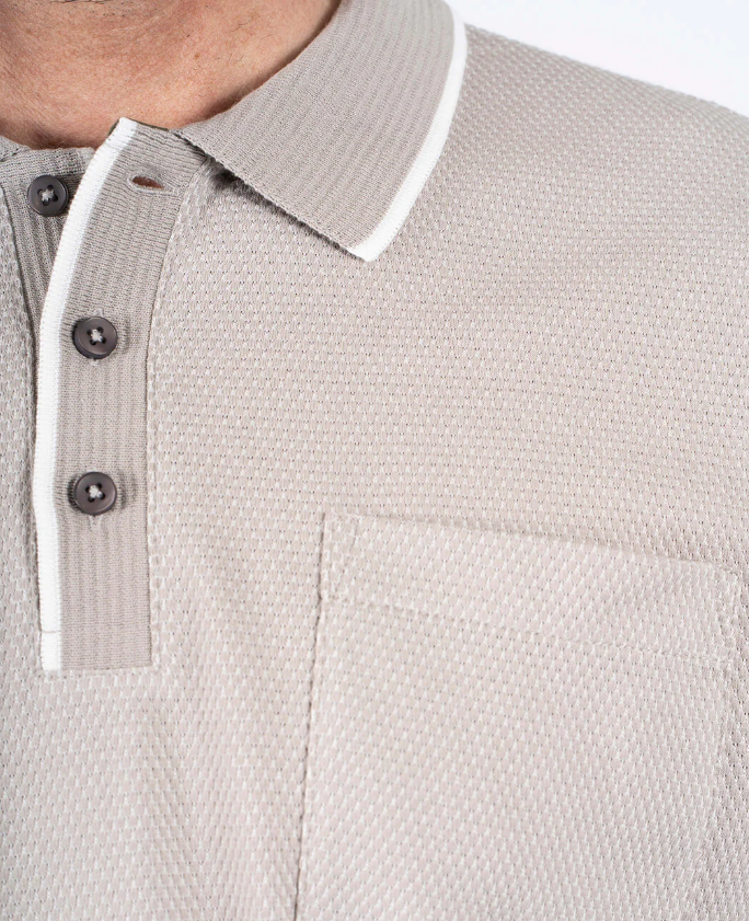 Pre End Hester Sand Polo Shirt Beige