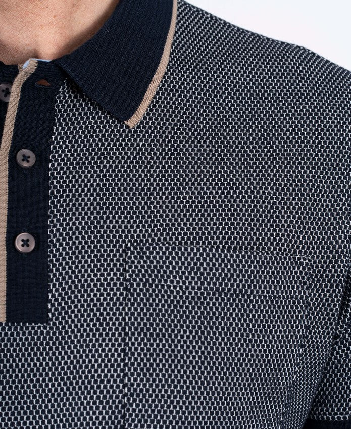 Pre End Hester Sapphire Polo Shirt Navy