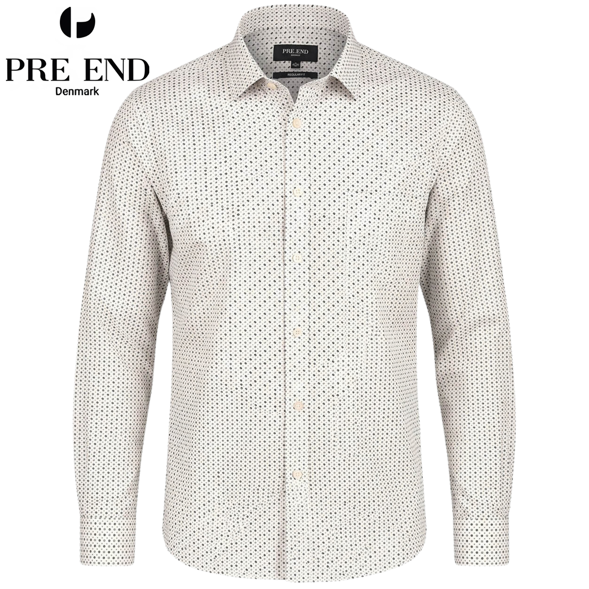 Pre End Oscar Print White Shirt White