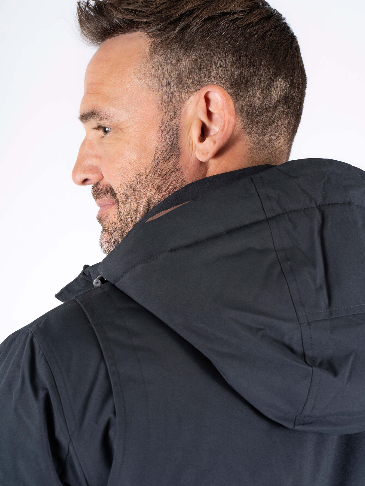 Pre End Wulf Padded Hooded Jacket Navy