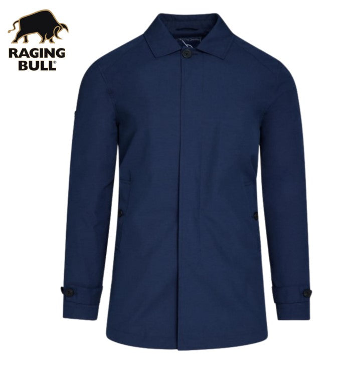 Raging Bull Navy Car Coat Navy