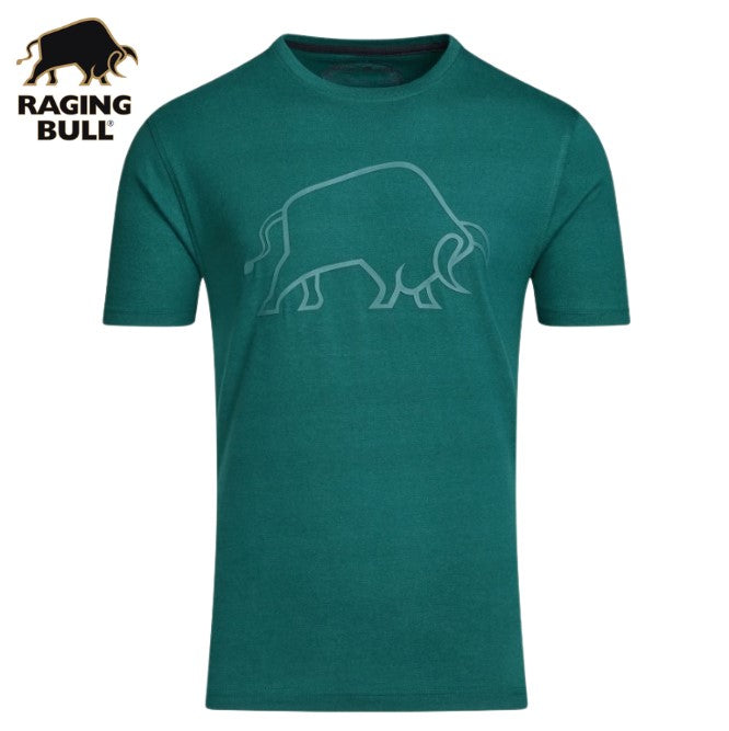 Raging Bull High Build Forest Green Tee Green