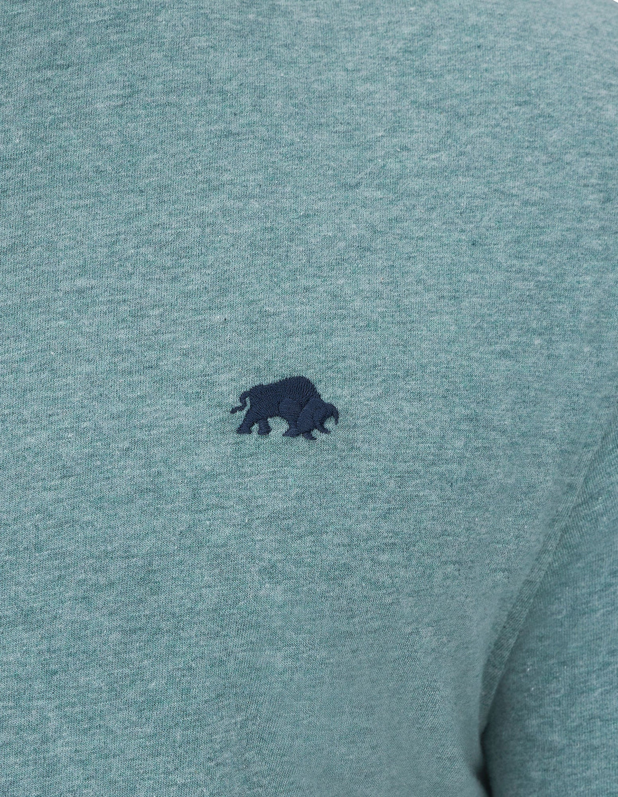 Raging Bull Organic Green Marl T-Shirt Green