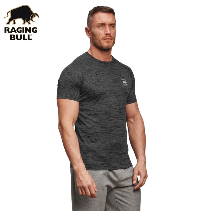 Raging Bull Performance Grey Stretch Tee Grey