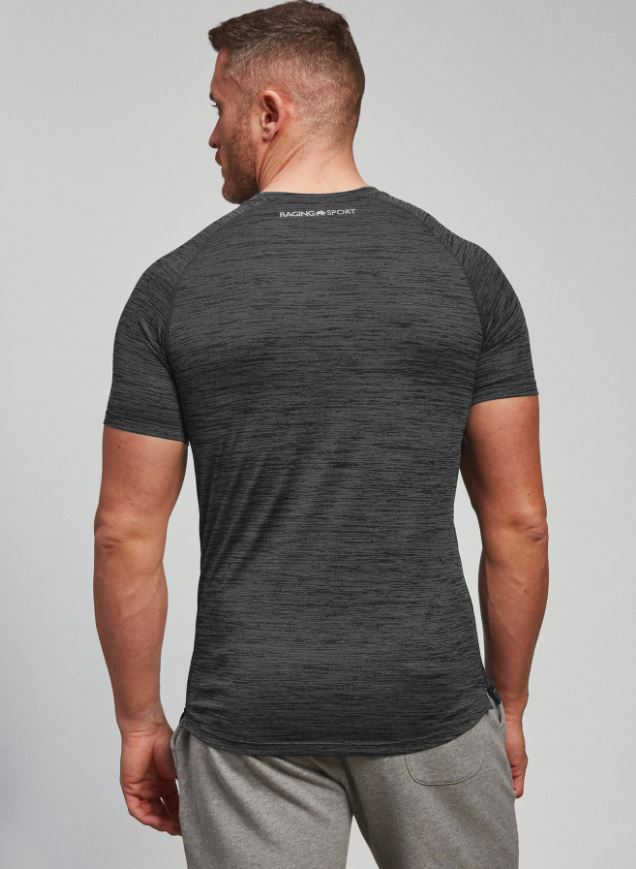 Raging Bull Performance Grey Stretch Tee Grey