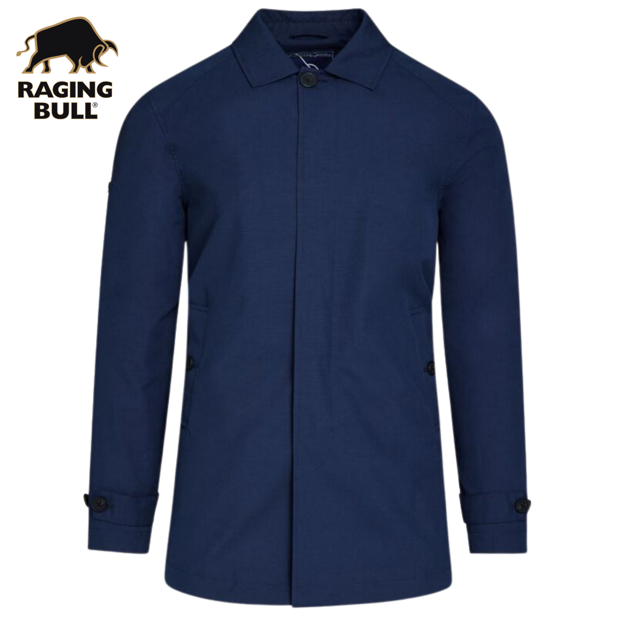 Raging Bull Navy Car Coat Navy