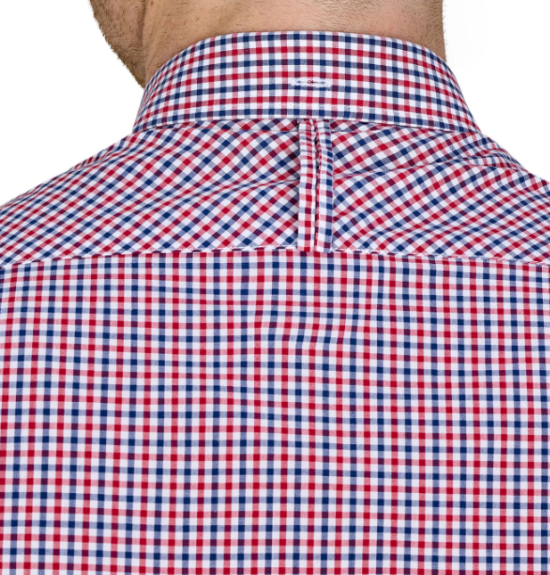 Raging Bull Graph Check Short Sleeve Red