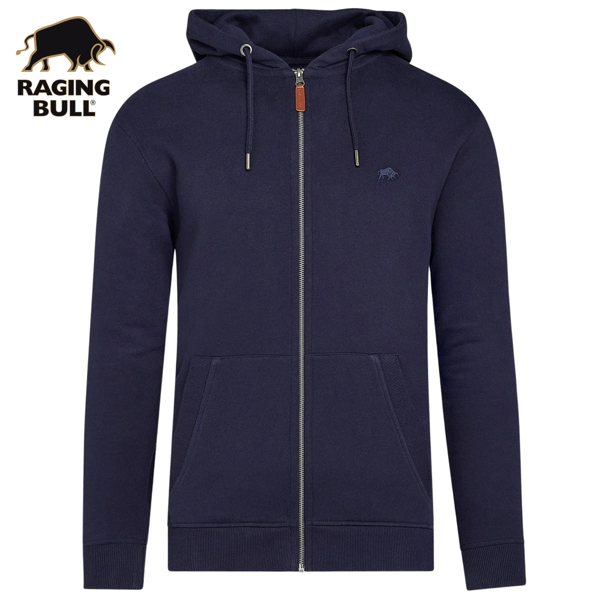 Raging Bull Classic Full Zip Hoodie Navy
