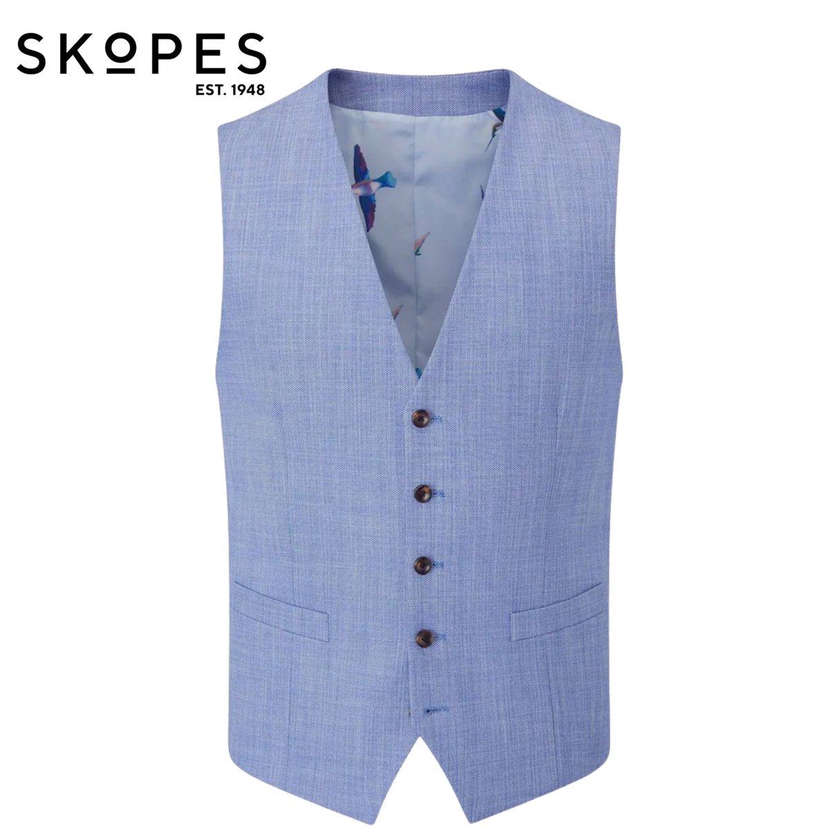 Skopes Redding X-Long Sky Blue Waistcoat Blue