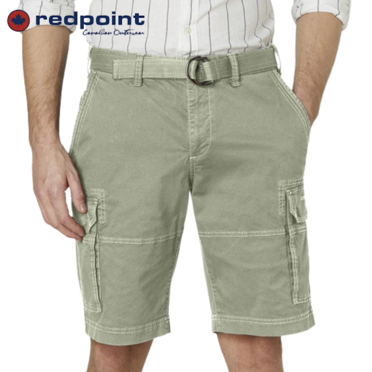 Redpoint Ottawa Green Cargo Shorts Green