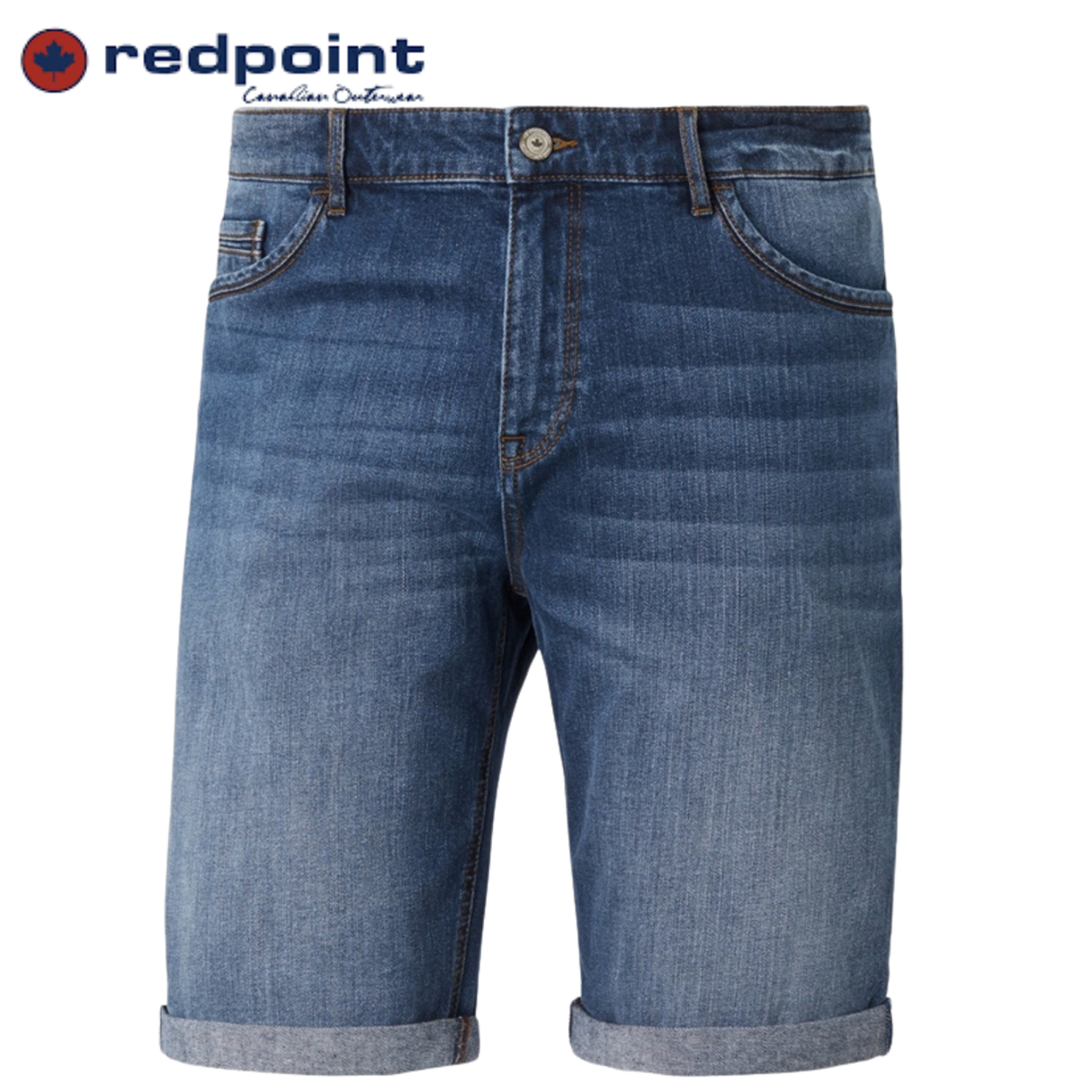 Redpoint Sherbrook Dark Blue Denim Short Blue