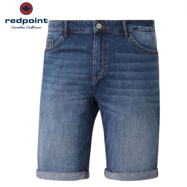 Redpoint Sherbrook Dark Blue Denim Short Blue