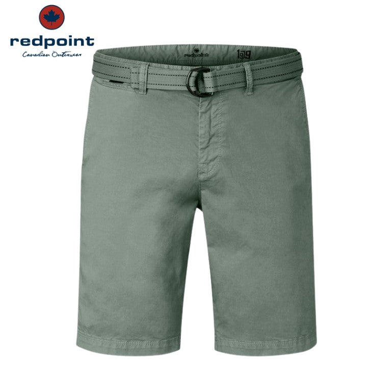 Redpoint Surrrey Olive Stretch Shorts Green