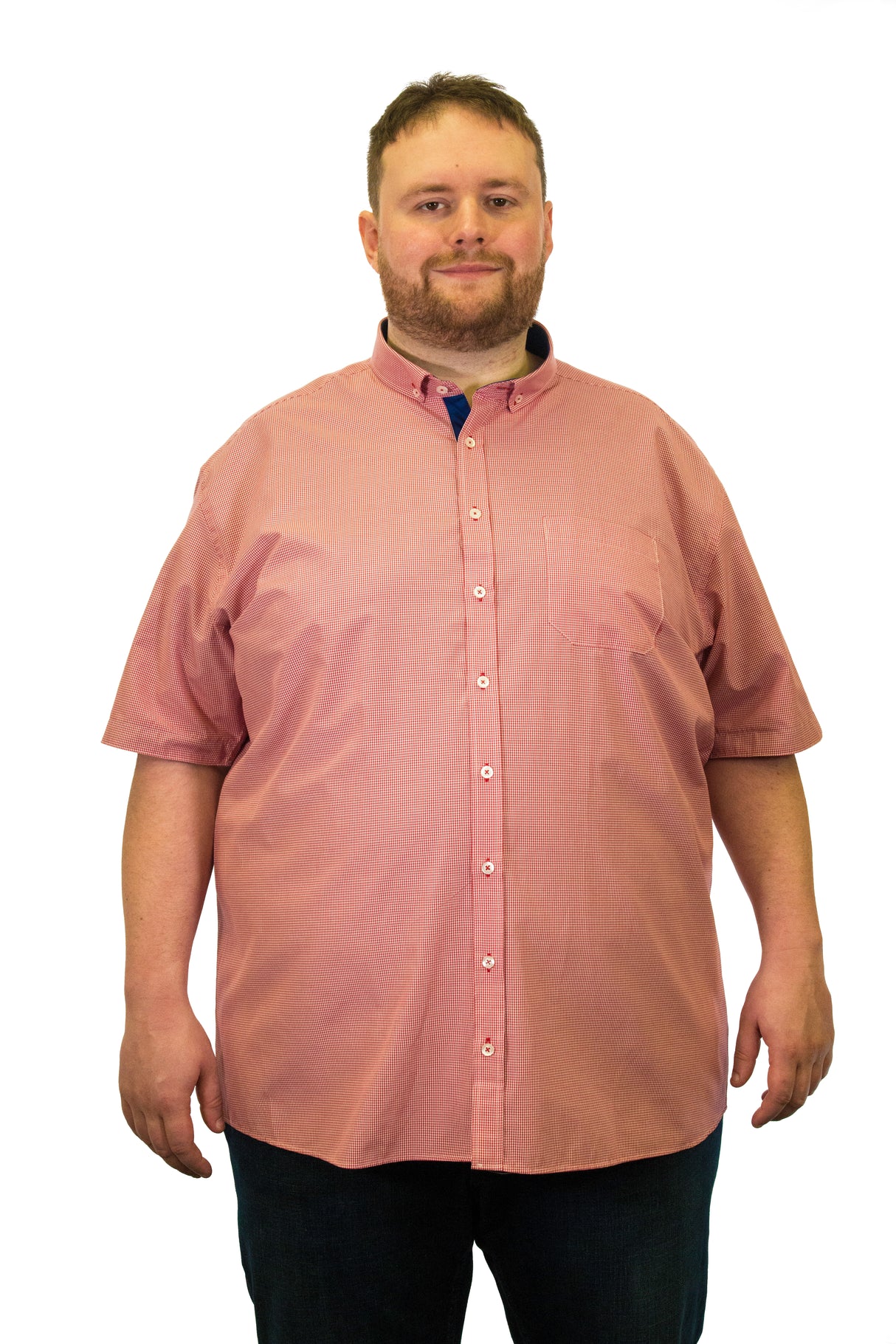 Mc Ivor Ryan Red Check Shirt Red