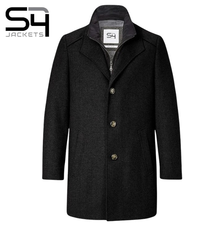 S4 X-Tall Newton Navy Stitch Coat Navy