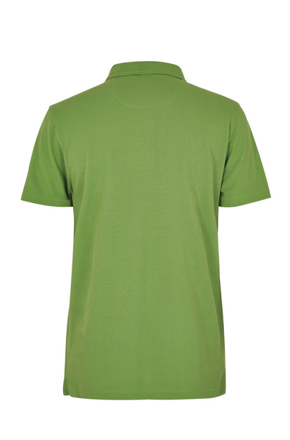 Weird Fish Organic Cotton Kiwi Polo Green