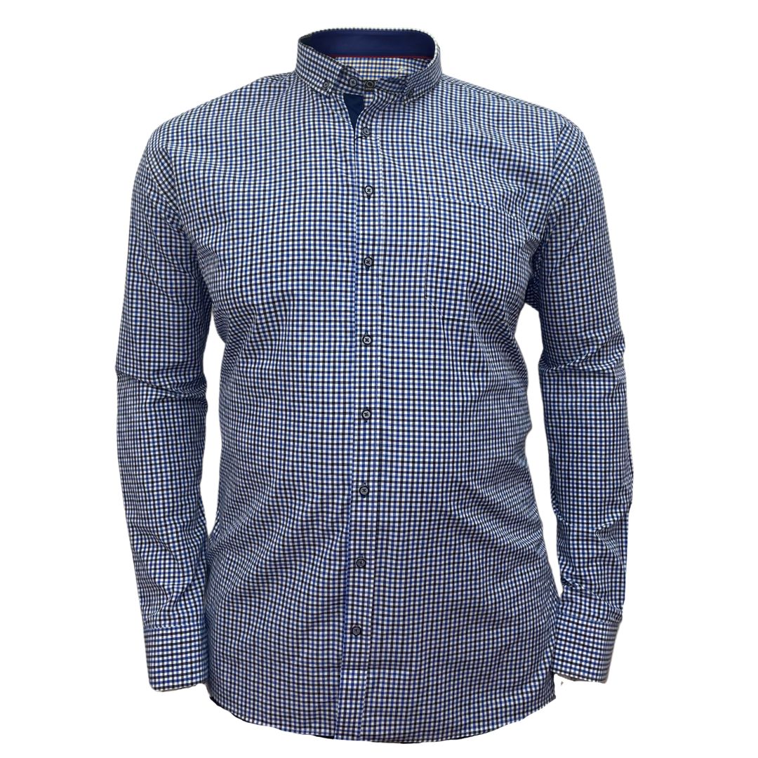 Mc Ivor Shane Blue Check Shirt Blue