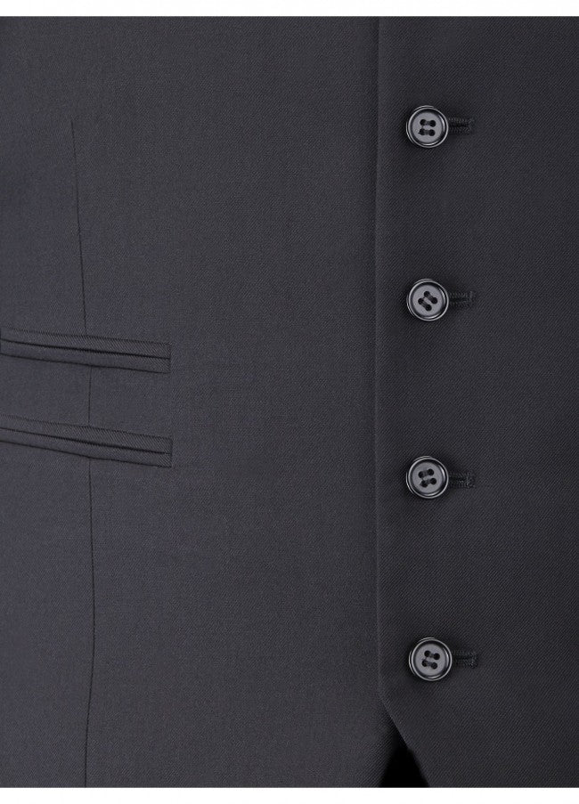 Skopes Madrid Black Suit Waistcoat Black