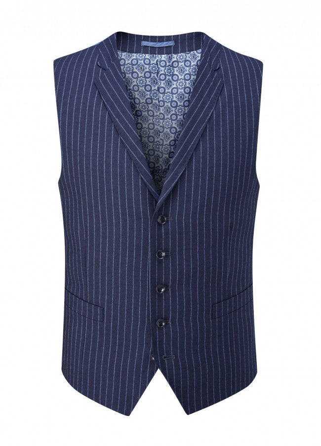 Skopes Bowles Extra Long Waistcoat Navy