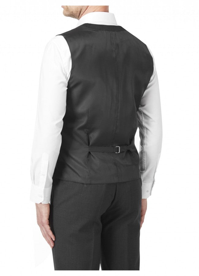 Skopes Darwin Extra Long Grey Waistcoat Charcoal