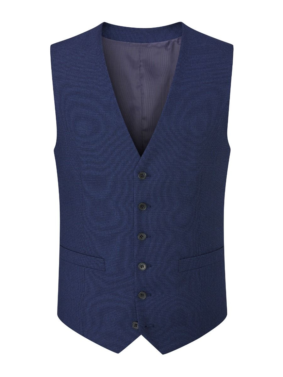 Skopes Harcourt Navy X-Long Waistcoat Navy